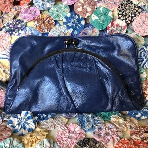 Blue Hobo clutch